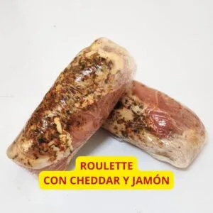 Roulette con cheddar y jamón por unidad
